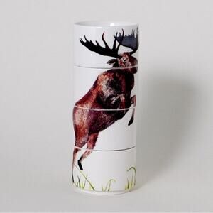 Forest Friends Moose Stacking Cups Carousel by Imm Ange-line Tetault Miji Lee